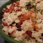 Συνταγή Ρύζι με Μπέικον & Κόκκινη Πιπεριά